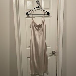 Express - Satin Ivory Dress